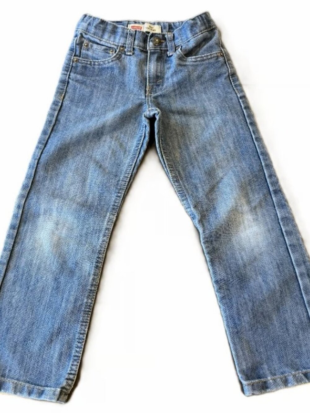 Little Boys Levi's 514 Slim Straight Adjustable Waist Denim Jeans-Size 6 Reg